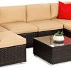 Best Choice Products 7-Piece Modular Outdoor Sectional Wicker Patio Furniture