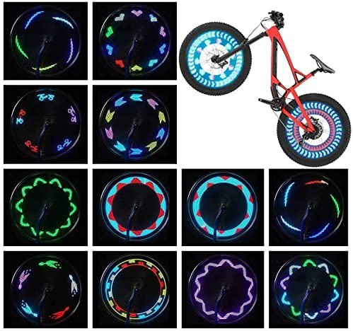 Bike Wheel Lights (2 Tire Pack) - Waterproof LED Bicycle Spoke Lights Safety Tire