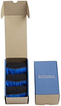 Blue Toe Premium Over the Calf Dress Socks (Size 7-11) (3-pairs) - No Hole Double
