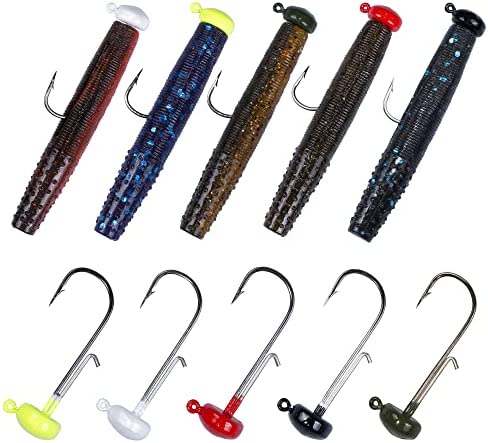Bombrooster Finesse TRD Worms Set-2.75''Soft Plastic Stickbaits, Bass Fishing Lures