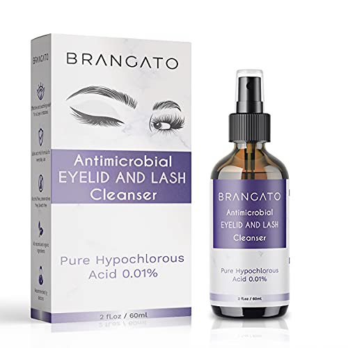 Brangato Eyelid and Lash Cleanser - Dry Eye Relief, Stye and Blepharitis Treatments,