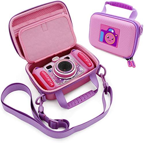 CASEMATIX Pink Camera Case Compatible with VTech KidiZoom Camera - Protective Travel