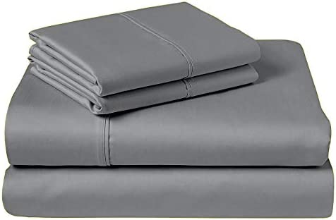 COZERI 600 Thread Count Luxury Sheet Set, 100% Pure Cotton Sheets, Breathable, Soft,