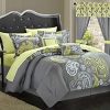 Chic Home Olivia 20-Piece Comforter Reversible Paisley Print Complete Bed in a Bag
