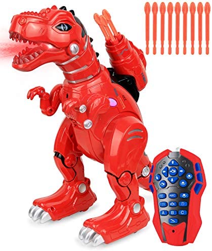 Click N' Play Remote Control Dinosaur Highly Intelligent Fire Breathing Dinosaur