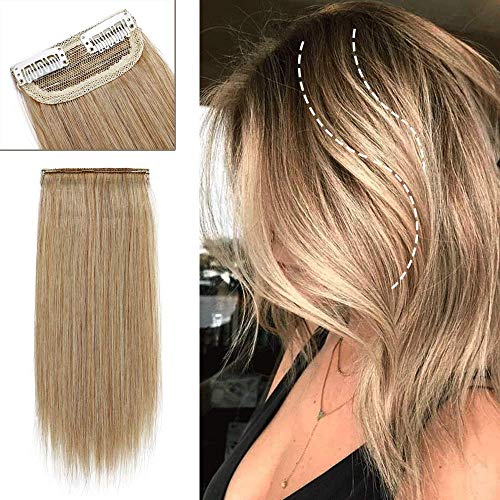 Clip In Mini Hair Extensions 100% Human Hair Remy Straight Short Invisible Seamless