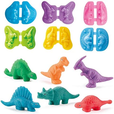 Color Dough Toys Dinosaur World Dough Set Creations Tools for Kid Play with Animals