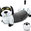 Dollox Robot Dog Remote Control Dachshund Puppy, RC Robotic Interactive Intelligent