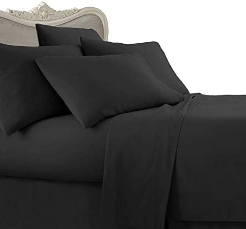 Egyptian Linens 800-Thread-Count Egyptian Cotton 4pc 800TC Bed Sheet Set, Queen,