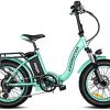Electric Bike, Addmotor Folding Electric Bike, 20" 48V 750W 17.5AH Battery, Fat Tires