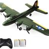 Epipgale B-17 RC Plane Ready to Fly, Easy to Fly RC Glider for Kids & Beginners,