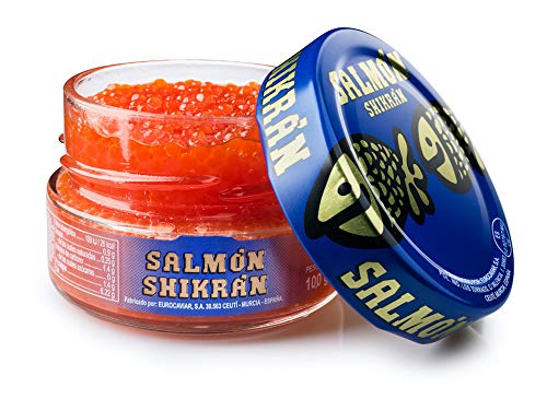 Eurocaviar - Shikran - Smoked Salmon Caviar Pearls 3.52 oz [100 g] [Premium Caviar