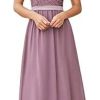 Ever-Pretty Women's A-Line Floral Lace Bridesmaid Dress Prom Party Dress 7704