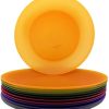 Everyday Plastic Reusable Plates BPA Free Dishwasher Safe Microwaveable set of 12