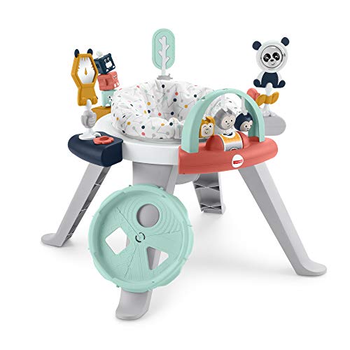 Fisher-Price 3-in-1 Spin & Sort Activity Center Happy Dots, Infant to Toddler Toy