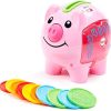 Fisher-Price Laugh & Learn Smart Stages Piggy Bank, Cha-ching! Get ready to cash in