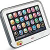 Fisher-Price Laugh & Learn Smart Stages Tablet - Gray, Pretend Computer Musical Learn