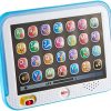 Fisher-Price Laugh & Learn Smart Stages Tablet, Blue, musical toy with lights, sounds