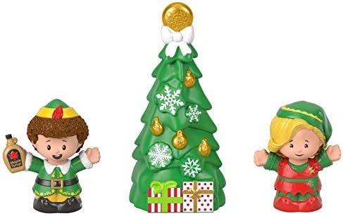 Fisher-Price Little People Collector Elf movie figure set, 3 toys in a gift-ready