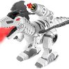 Fogner Remote Control Dinosaur Toys, Interactive Programmable Robot Dinosaur Smart
