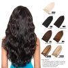 GEELOOK Clip in Hair Extensions Real Human Hair 14" Double Weft 100% Remy Human Hair