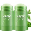 Green Tea Mask Stick, 2 Pcs Deep Cleanse Blackhead Remover with Green Tea Extract,