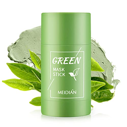 Green Tea Mask Stick，Blackhead Remover for Face，Green Tea Extract，Skin cleansing,