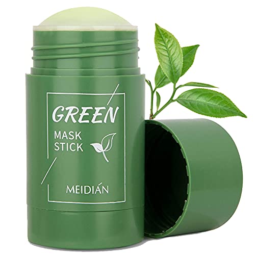 Green Tea/Eggplant Purifying Mud Stick Mask, Moisturizing Oil Control Mud Mask,