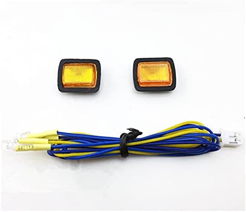 HONG YI-HAT Rc Body Shell Front Turn Signal LED Lights Set Suitable for 1/10 Scale RC