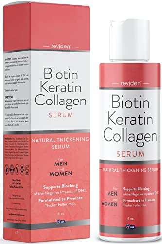 Hair Growth Serum with Biotin Keratin Collagen Serum Hair Thickener for Fine Hair