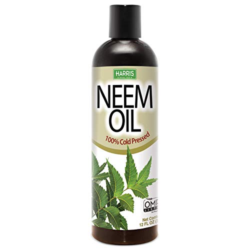 Harris Neem Oil, 100% Cold Pressed and Unrefined Concentrate for Plant Spray, High