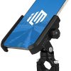 ILM Motorcycle Phone Mount Premium Aluminum Universal Bike Rack Handlebar Holder Fits