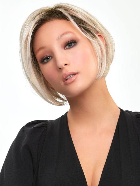 Ignite Wig Heat Resistant Women's Short Angled Cut Sleek Bob Lace Front SmartLace