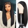 Kachanaa Kinky Headband Wigs for Black Women Natural Glueless Synthetic Yaki Straight