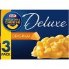 Kraft Deluxe Original Cheddar Macaroni & Cheese Dinner (3 ct Pack, 14 oz Boxes)
