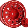 LAFEINA 2pcs Aluminum Alloy 2.9in Beadlock Wheel Rim for 1/6 RC Crawler Car Axial