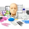 Lash Eyelash Extension Kit: Professional Mannequin Head Training For Beginners