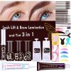 Lash Lift and Black Color kit,Brow Lamination Lash Lift Black T-in-t Look 3 in 1