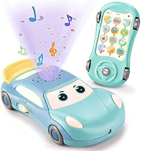 Lukax Baby Cell Phone Toy, Play Phone Toys with Music & Light, Baby Toys 18 Month