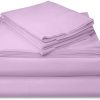 Luxurious 1000 Thread Count 100% Egyptian Cotton Bed Sheets , 4-Pc King Size Lilac
