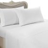Luxurious White Solid/Plain, Twin-XL Size, 1500 Thread Count Ultra Soft Single-Ply