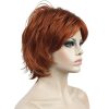 Lydell Short Layered Shaggy Wavy Full Synthetic Wigs 130A Fox Red
