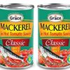 MACKEREL IN HOT TOMATO SAUCE - HOT AND SPICY (4 CANS)