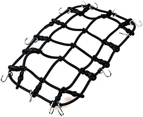 MOHERO 1/10 RC Elastic Luggage Net with Hook for 1:10th RC Vehicles RC Crawler Truck