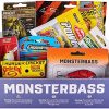 MONSTERBASS Topwater Bass Fishing Box Filled with The Best Topwater Frogs, Lures, &