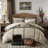 Madison Park Signature Chateau King Size Bed Comforter Set Bed In A Bag - Taupe ,
