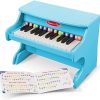 Melissa & Doug Learn-to-Play Piano With 25 Keys and Color-Coded Songbook - Blue