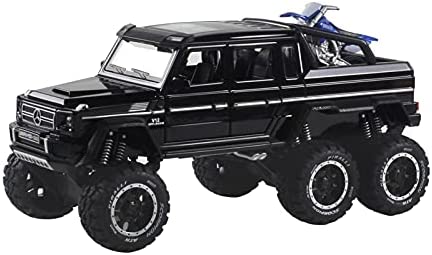 Metal Truck Model Car Toy - 6x6 Off-Road Creative Decorative Model Diecast Truck with