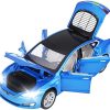 Model S Toy Car Alloy Model Cars Pull Back Toy Cars for 4 + Years Old (Blue)