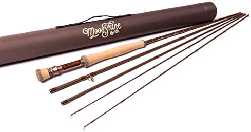 Moonshine Rod Co. The Drifter Series II Fly Fishing Rod with Carrying Case and Extra